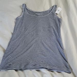 Loft striped tank top. Size medium.  New!!!
